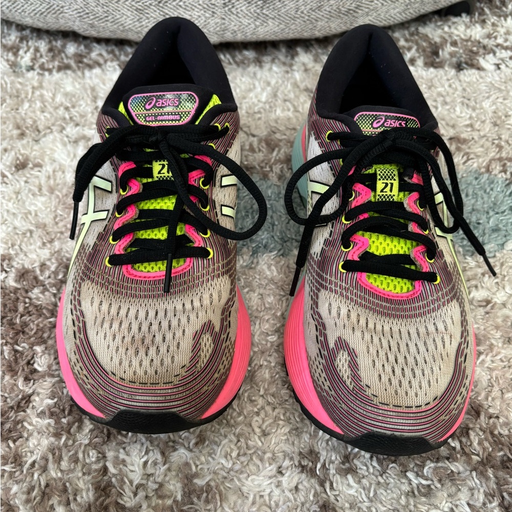 Asics Gel Nimbus 21 SP Womens Sneaker Running Shoes Multicolor Size 8